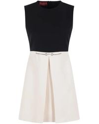 Gucci - Horsebit Detail Dress - Lyst