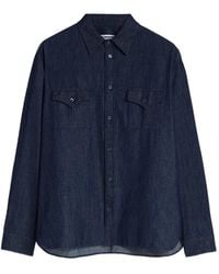 Jil Sander - Cotton Chambray Shirt - Lyst