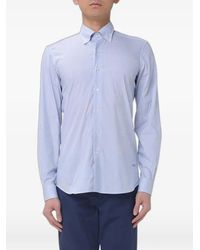Fay - Striped Button-Down Shirt - Lyst