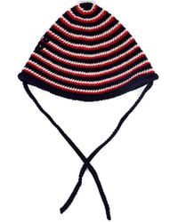 Miu Miu - Knitted Cotton Hat - Lyst
