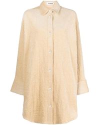 Aeron - Long-sleeve Corduroy Shirt Dress - Lyst