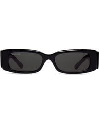 Balenciaga - Gafas de sol Max con montura rectangular - Lyst