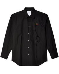 Doublet - Rca Cable-detail Button-up Shirt - Lyst