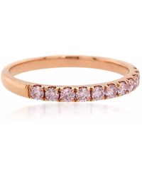 HYT Jewelry - 18Kt Rose Argyle Diamond Engagement Ring - Lyst