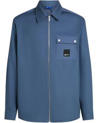 Karl Lagerfeld - Camicia Con Applicazione Logo - Lyst
