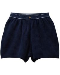 Versace - Cotton-Knit Shorts - Lyst