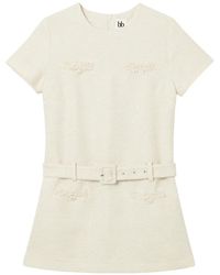 B+ AB - Tweed-Details Mini Dress - Lyst