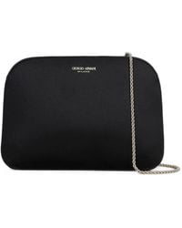 Giorgio Armani - Pochette La Prima En Satin À Bride En Chaîne - Lyst