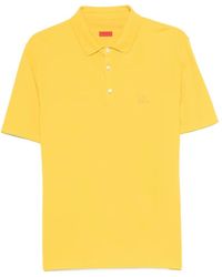 Isaia - Polo À Détails Brodés - Lyst