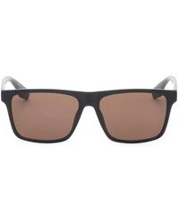 Calvin Klein - Matte Rectangle-Frame Sunglasses - Lyst