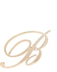 Blumarine - Ohrring mit Logo-Schild - Lyst