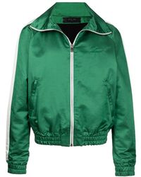 Amiri - Satin Zipped Track Jacket - Lyst