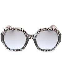 Chopard - Oversized Geometric-Frame Sunglasses - Lyst