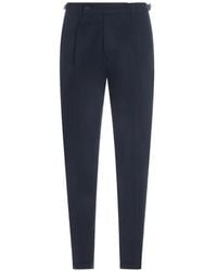 Berwich - Buckle-Detail Tailored Trousers - Lyst