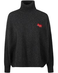 Giada Benincasa - Heartbeat Roll-Neck Sweater - Lyst