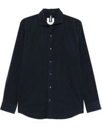 Profuomo - Ribfluwelen Overhemd - Lyst
