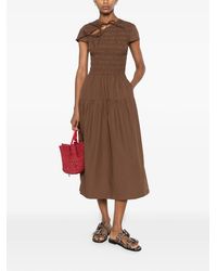 gabriela midi dress Meier Knit Midi Dress in Antelope Orange Merino Wool Cashmere – Gabriela  Hearst