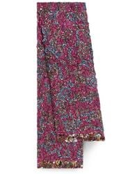 Dries Van Noten - Embroidered Viscose Scarf - Lyst