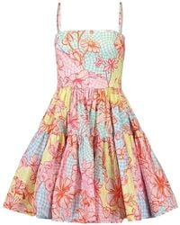 Mary Katrantzou - Margot Floral-Print Mini Dress - Lyst