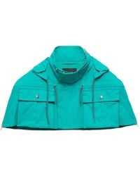 Prada - Technical Fabric Capelet - Lyst