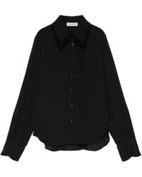 Dice Kayek - Chemise En Soie À Ornements Au Col - Lyst