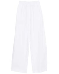 Thelatest - Dora Elasticated-Waist Palazzo Pants - Lyst