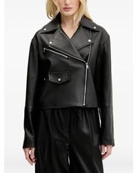 HUGO - Giacca Biker Con Zip - Lyst