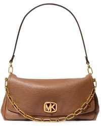 Michael Kors - Grand Sac Porté Épaule Bryant En Cuir Texturé Convertible - Lyst