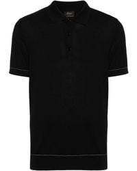 Brioni - Piqué Cotton Polo Shirt - Lyst