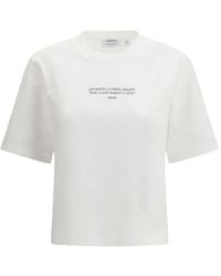 Off-White c/o Virgil Abloh - T-Shirt With Chest Graphic - Lyst