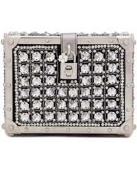 Dolce & Gabbana - Jacquard Dolce Box Top-handle Bag - Lyst