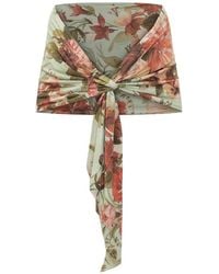 La Petite Robe Di Chiara Boni - Evina Floral-Print Stole - Lyst