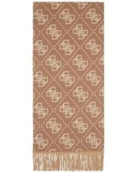 Guess - Gemusterter Schal - Lyst