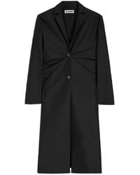 Jil Sander - Technical Faille Coat - Lyst