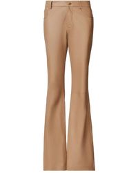 Fabiana Filippi - Leather Flared Trousers - Lyst