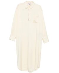 Stella McCartney - Button Pocket Midi Dress - Lyst