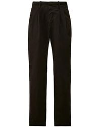 C.P. Company - Cotton Gabardine Loose Pants - Lyst