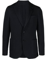 Lardini - Blazer en tweed à simple boutonnage - Lyst