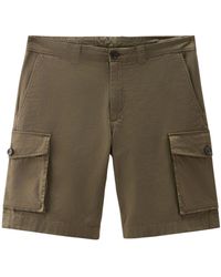 Woolrich - Short en coton stretch à poches cargo - Lyst