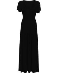 TOTEME - Maxikleid Aus Jersey - Lyst