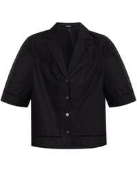 Theory - Camicia A Maniche Corte Con Colletto - Lyst