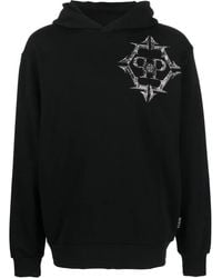 Philipp Plein - Sudadera Chrome con capucha y estampado gráfico - Lyst
