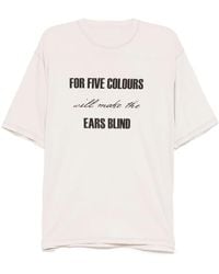 Undercover - Slogan-Print T-Shirt - Lyst