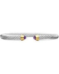 David Yurman - 14Kt And Sterling Classic Cable Bracelet (5Mm) - Lyst