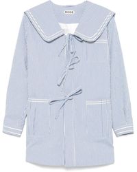 Bode - Cappotto Club Stripe - Lyst