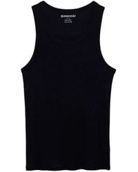Jonathan Simkhai - Ribbed Scoop-Neck Tank Top - Lyst