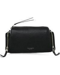 Tory Burch - Mini Perry Voyager Grained-Leather Cross Body Bag - Lyst