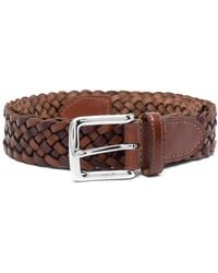 Polo Ralph Lauren - Polo Pony Braided Leather Belt - Lyst