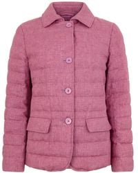 Herno - Quilted Button-Fastening Jacket - Lyst