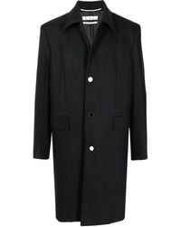 Off-White c/o Virgil Abloh - Manteau En Laine Mélangée À Simple Boutonnage - Lyst
